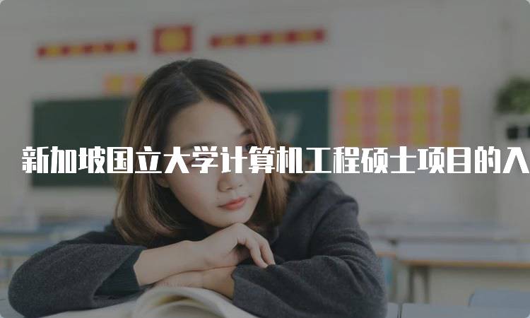 新加坡国立大学计算机工程硕士项目的入学要求详解-妙务留学网